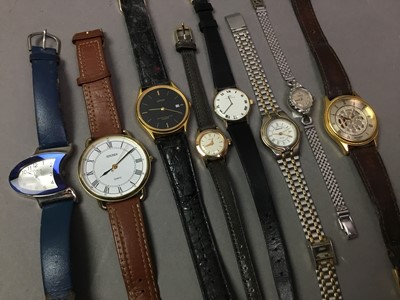 Lot 372 - GROUP OF WATCHES AND WATCH PARTS