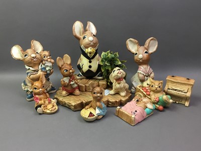 Lot 375 - COLLECTION OF PENDELFIN FIGURES