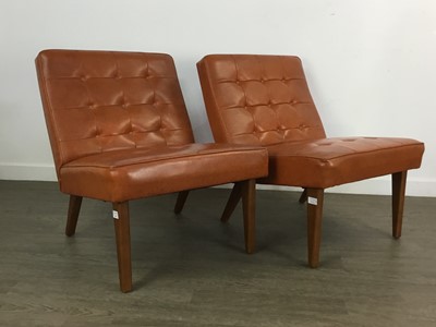 Lot 407 - PAIR OF LOUNGE CHAIRS