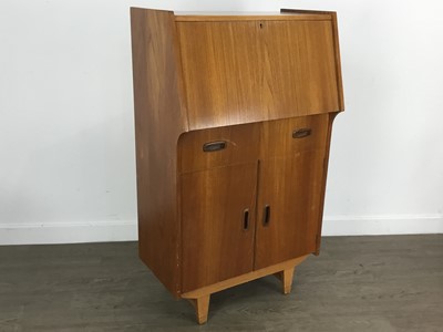 Lot 381 - MID CENTURY TEAK BUREAU