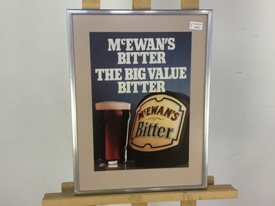 Lot 410 - FOUR FRAMED BREWERY POSTERS