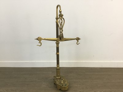 Lot 405 - BRASS SET OF SCALES