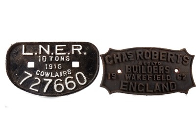 Lot 1001 - COLLECTION OF CAST IRON RAILWAY SIGNS