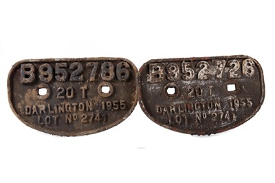 Lot 1001 - COLLECTION OF CAST IRON RAILWAY SIGNS