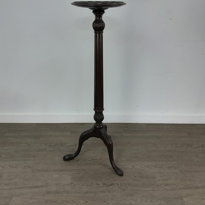 Lot 448 - MAHOGANY TORCHERE