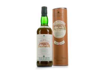 Lot 6 - LAGAVULIN 12 YEAR OLD WHITE HORSE 1980S 75CL