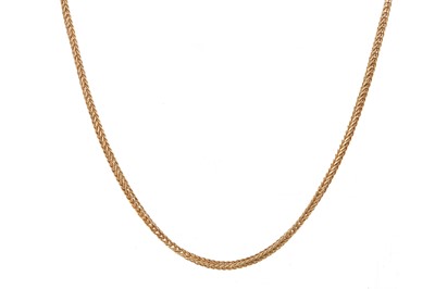 Lot 586 - SNAKE LINK NECKLACE