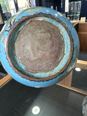 Lot 1048 - PAIR OF CHINESE CLOISONNE PLANTERS