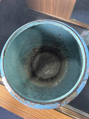 Lot 1048 - PAIR OF CHINESE CLOISONNE PLANTERS