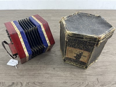 Lot 548 - B.S. DULCET 21 BUTTON CONCERTINA