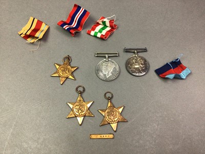 Lot 552 - WWII CAMPAIGN MEDALS