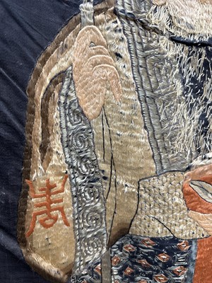 Lot 858 - CHINESE SILK EMBROIDERY