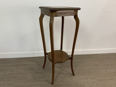 Lot 593 - MAHOGANY PLANT STAND