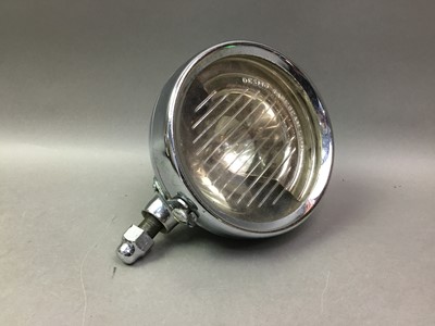 Lot 585 - TWO VINTAGE AUTOMOBILE LIGHTS