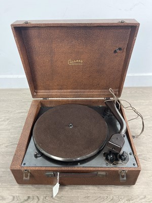 Lot 651 - COLLARO PORTABLE RECORD PLAYER