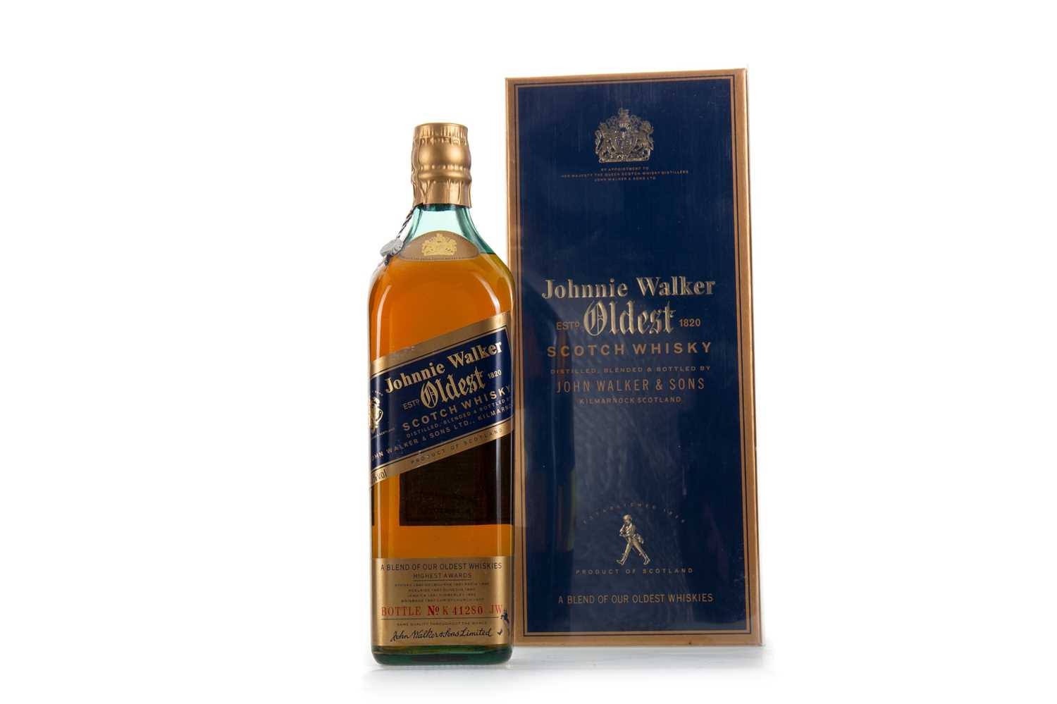 Lot 47 - JOHNNIE WALKER BLUE LABEL OLDEST 75CL