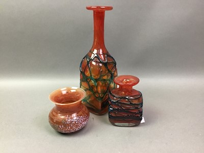 Lot 656 - GROUP OF MDINA GLASS WARE