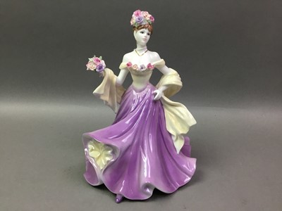 Lot 664 - GROUP OF EIGHT COALPORT FIGURES