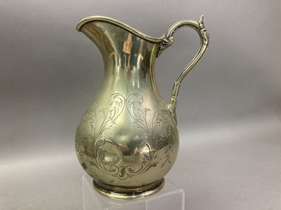 Lot 631 - SILVER PLATED JUG