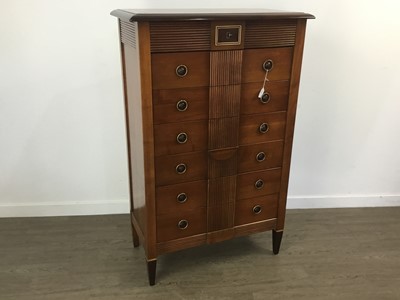 Lot 120 - BRIGITTE FORESTIER, FRENCH CHERRYWOOD CHEST OF DRAWERS