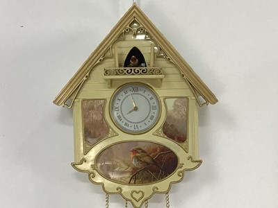 Lot 23 - TWO VINTAGE CUCKOO CLOCKS