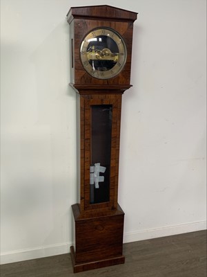 Lot 615A - WILLIAM IV ROSEWOOD REGULATOR LONGCASE CLOCK