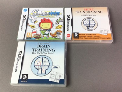 Lot 578 - NINTENDO DS LITE CONSOLE AND NINE GAMES