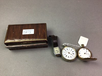 Lot 81 - TELL 'BEST CENTRE SECONDS CHRONOGRAPH' POCKET WATCH