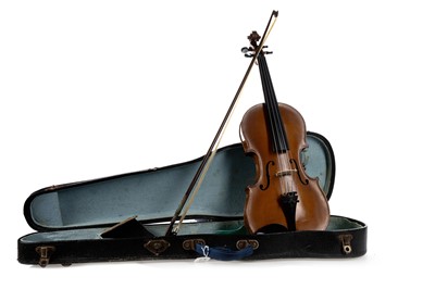 Lot 662 - ATTRIBUTED TO EARNST GLASEL, FULL SIZE VIOLIN