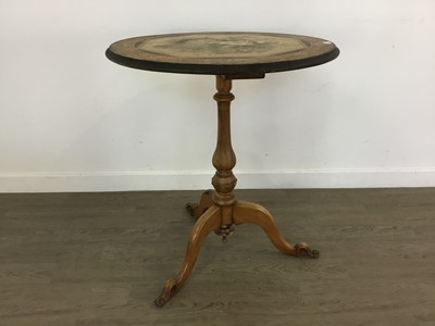 Lot 51 - MAHOGANY TRIPOD TEA TABLE