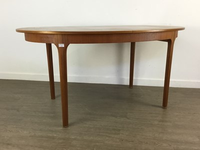 Lot 138 - MCINTOSH OF KIRKCALDY TEAK DINING TABLE AND SIX CHAIRS