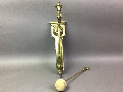 Lot 145 - WALL HANGING BRASS DINNER GONG