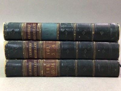 Lot 148 - WILLIAM AND ROBERT CHAMBERS, MISCELLANY OF USEFUL AND ENTERTAINING TRACTS