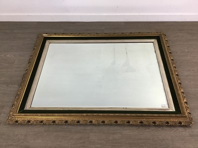 Lot 89 - GILT FRAMED WALL MIRROR