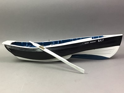 Lot 173 - MODEL OF A FISHING COBLE