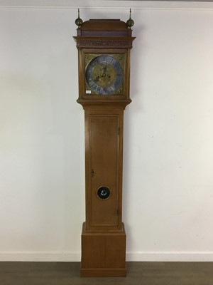 Lot 619 - OAK LONGCASE CLOCK