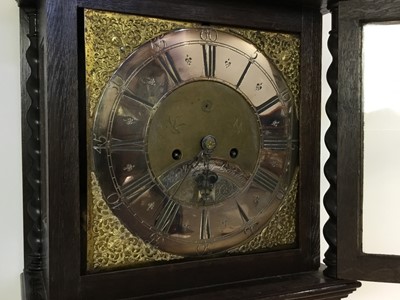 Lot 405A - OAK LONGCASE CLOCK