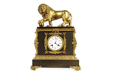 Lot 621 - FRENCH MANTEL CLOCK