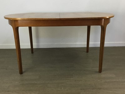 Lot 155 - TEAK EXTENDING DINING TABLE