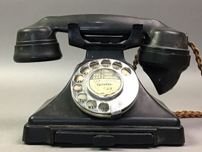 Lot 236 - TWO BLACK BAKELITE TELEPHONES