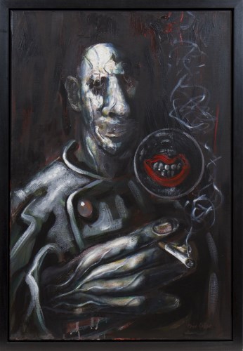 Lot 19 - * CHRIS GOLLON, LEADER oil on canvas 68cm x...