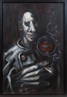 Lot 19 - * CHRIS GOLLON, LEADER oil on canvas 68cm x...