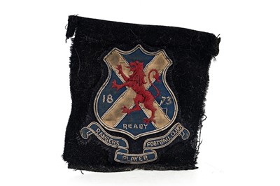 Lot 1556 - RANGERS F.C., EMBROIDERED CREST