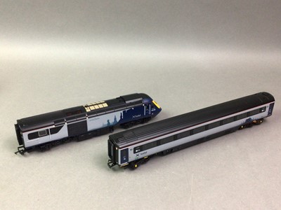 Lot 1055 - MODEL RAILWAY, HORNBY SCOTRAIL INTER7CITY SET