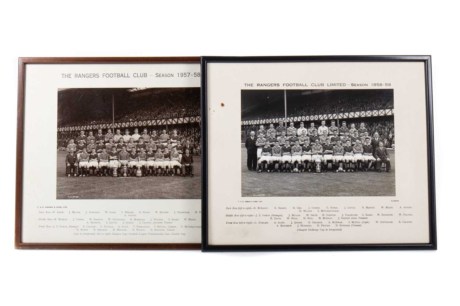 Lot 1561 - MAX MURRAY OF RANGERS F.C., TEAM AND OTHER PHOTOGRAPHS