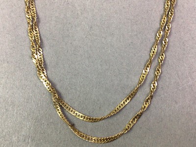 Lot 143 - NINE CARAT GOLD CHAIN