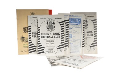 Lot 1572 - QUEENS PARK F.C., COLLECTION OF PROGRAMMES