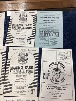 Lot 1572 - QUEENS PARK F.C., COLLECTION OF PROGRAMMES