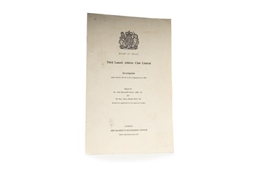 Lot 1576 - THIRD LANARK A.C., BOARD OF TRADE... INVESTIGATION UNDER 165(b) OF THE COPANIES ACT 1948