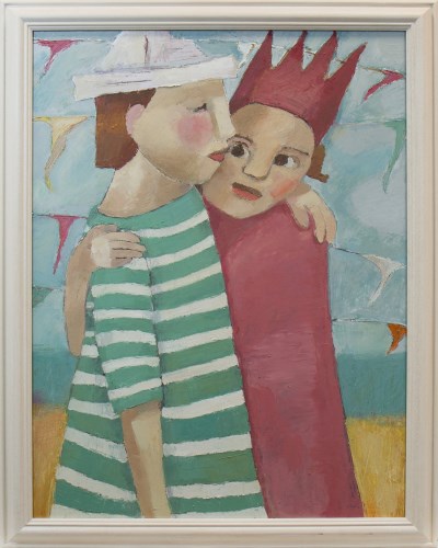 Lot 40 - * CATRIONA MILLAR, AFTER THE PARTY oil on...